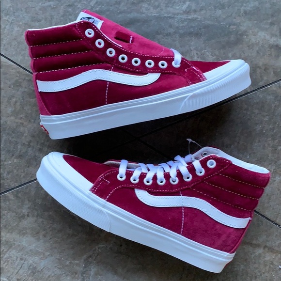 VANS SK8-Hi REISSUE 13 Velvet Beet Red l/True Whit - Picture 11 of 16